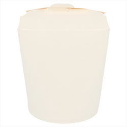 Pots à pates 960ml 305 + 18 pe g/m² ø9x10,8cm blanc carton - vendu par 50 (PU 0,24€)