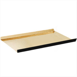 FONDS PLIÉS 380 G/M2 13x4,5+1,5 CM OR/NOIR CARTON - vendu par 200 unités (Prix unitaire = 0,06 euros)