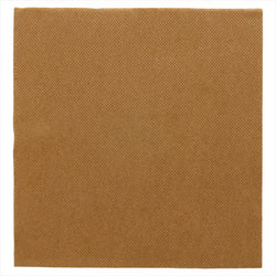 Serviettes ecolabel 'Ouate gaufrée (Double point)' 18g/m² 33x33cm havane ouate - carton de 1200