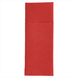 Serviettes kangourou 55g/m² 33x40cm bordeaux airlaid style tissu - carton de 700