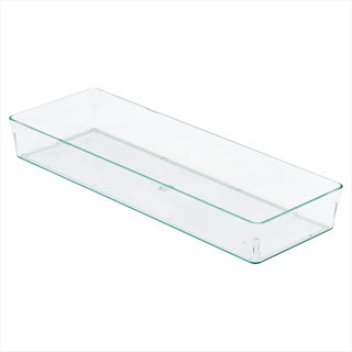 PLATEAUX ALLONGÉS 13,1x4,6x1,8 CM VERT D'EAU PLASTIQUE PS - vendu par 288 unités