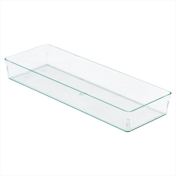 PLATEAUX ALLONGÉS 13,1x4,6x1,8 CM VERT D'EAU PLASTIQUE PS - vendu par 288 unités
