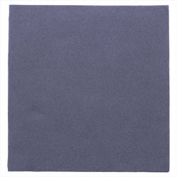 Serviettes ecolabel 'Ouate gaufrée (Double point)' 18g/m² 33x33cm bleu marine ouate - carton de 1200