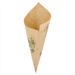 SACHETS EN POINTE 'FEEL GREEN' 250 G 70 G/M2 29,5x21 CM NATUREL INGRAISSABLE - vendu par 2000 unités