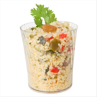 VERRES INJECTÉS MISE EN BOUCHE Ø 6,5x7,1 CM TRANSPARENT PLASTIQUE PS - vendu par 432 unités