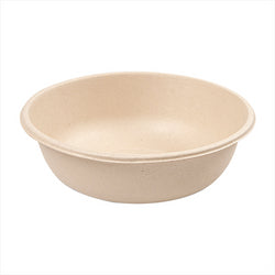 SALADIER COMPOSTABLE ET BIODEGRADABLE 950 ML ? 18,6x6,1 CM NATUREL canne à sucre