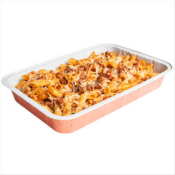 Récipients laqués 2450 ml 31,4x21,3x4,7 cm cuivre aluminium - vendu par 50 unités (prix unitaire = 0,76 euros)