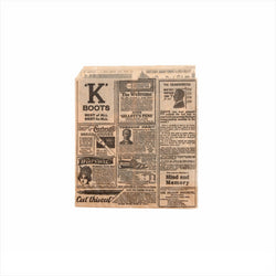Sachet ouvert sur 2 côtés 'times' 13x14cm naturel ingraissable - vendu par 1000 (PU 0,013€)
