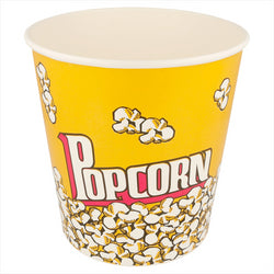 Gobelets pour pop-corn 3900 ml 230 +20  pe g/m2 ø 18,1x19,4 cm carton - vendu par 300 unités (prix unitaire = 0,66 euros)