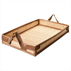 PLATEAU 43x29x6,5 CM BOIS BAMBOU - vendu par 1 unités