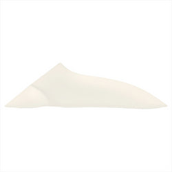 Assiette 2 comp. wasara compostable et biodegradable 26,1x14,4x1,4 cm blanc canne à sucre - carton de 200