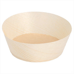POTS EN FEUILLE DE PIN Ø 7x2,5 CM NATUREL BOIS - vendu par 1000 unités (Prix unitaire = 0,17 euros)