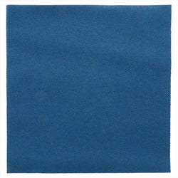 Serviettes 55g/m² 40x40cm bleu marine airlaid style Tissu (Like Linen) - carton de 700
