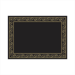 Sets de table 'troya' 48 g/m² 31x43 cm noir cellulose - vendu par 2000 (PU 0,043€)