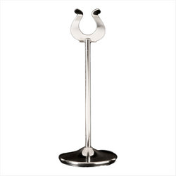 PINCE POUR NUMÉROS DE TABLE 19,5 (h) CM ARGENTE INOX - vendu par 1 unité