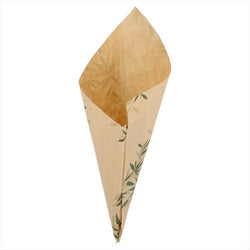 SACHETS EN POINTE 'FEEL GREEN' 40 G 70 G/M2 16x11,5 CM NATUREL INGRAISSABLE - vendu par 2000 unités (Prix unitaire = 0,026 euros)