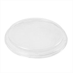 COUVERCLES POUR R?F. 211.77 COMPOSTABLE ET BIODEGRADABLE ? 19x1,7 CM TRANSPARENT PLASTIQUE PS