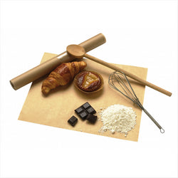 PAPIER CUISSON SILICONÉ DOUBLE FACE 40G/M2 40x60 CM MARRON KRAFT - vendu par 500 unités (Prix unitaire = 0,076 euros)