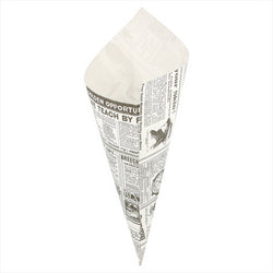 SACHETS EN POINTE 'TIMES' 250 G 70 G/M2 29,5x21 CM BLANC INGRAISSABLE - vendu par 2000 unités (Prix unitaire = 0,042 euros)