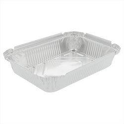RÉCIPIENTS RECTANGULAIRES 550 ML 19,2x14x3 CM ALUMINIUM 