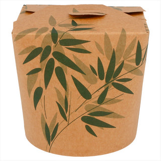 Pots à pates 'feel green' 780ml ø9x9cm marron carton - vendu par 50 (PU 0,19€)