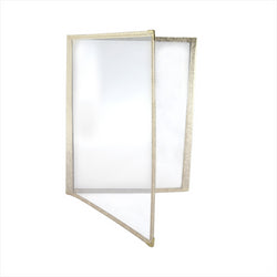 MENU "AMÉRICAIN" DIN-A4 2 CORPLASTIQUE PS OR PVC - vendu par 1 unités (Prix unitaire = 4 euros)