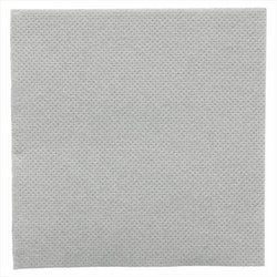 Serviettes ecolabel 'Ouate gaufrée (Double point)' 18g/m² 20x20cm gris ouate - carton de 2400