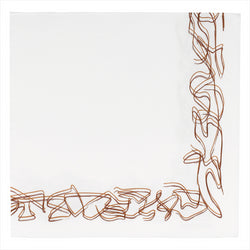 Serviettes ecolabel 'Ouate gaufrée (Double point) - aristas' 18g/m² 40x40cm blanc ouate - carton de 1200