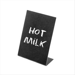 ARDOISES DE TABLE 5,3x7,3 CM NOIR FER - vendu par 6 unités (Prix unitaire = 1,75 euros)