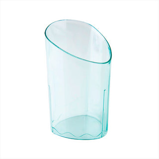 MISES EN BOUCHE "CYLINDRE" 4,7x4,7x8,1 CM VERT D'EAU PLASTIQUE PS - vendu par 600 unités