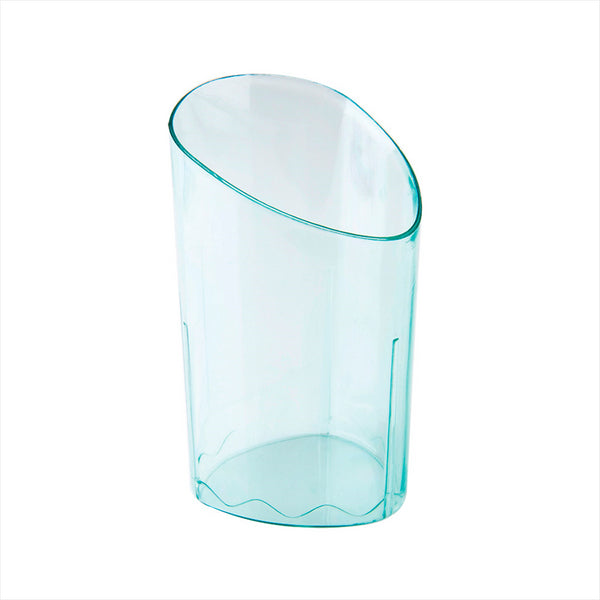 MISES EN BOUCHE "CYLINDRE" 4,7x4,7x8,1 CM VERT D'EAU PLASTIQUE PS - vendu par 600 unités