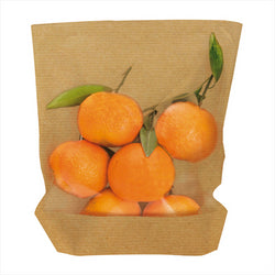 SACHETS AVEC BASE ET FENÊTRE 'TURTLE PACK' 50 G/M2 + 15 PLASTIQUE PP 20x24/21x3,5 CM NATUREL KRAFT - vendu par 100 unités (Prix unitaire = 0,081 euros)