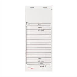 BLOC FACTURES EUROCALC ESPAGNOL 10x21 CM BLANC PAPIER - vendu par 140 unités (Prix unitaire = 1,45 euros)