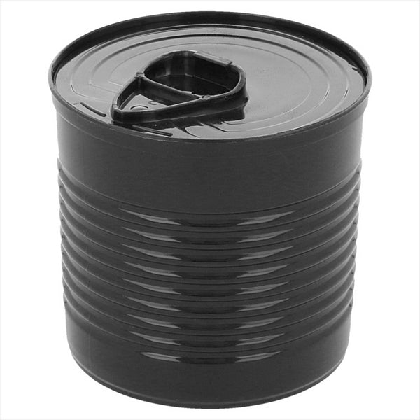 BOÎTES DE CONSERVE 110 ML Ø 6x5,7 CM NOIR PLASTIQUE PS - vendu par 200 unités