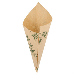 SACHETS EN POINTE 'FEEL GREEN' 70 G 70 G/M2 20x14 CM NATUREL INGRAISSABLE - vendu par 2000 unités (Prix unitaire = 0,029 euros)
