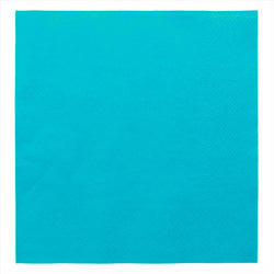 Serviettes ecolabel 2 plis 18g/m² 39x39cm bleu BLEU ouate - carton de 1600