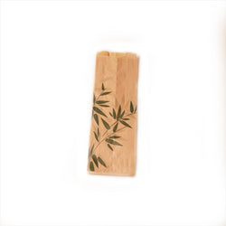 SACHETS MINI SANDWICHS 'FEEL GREEN' 34 G/M2 7+4x22 CM NATUREL INGRAISSABLE - vendu par 500 unités (Prix unitaire = 0,019 euros)