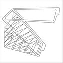 BOÎTES TRIANGULAIRES SANDWICH TRIPLE 11x11x7,5 CM TRANSPARENT R PET - vendu par 500 unités (Prix unitaire = 0,148 euros)