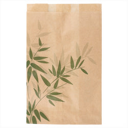 Pochettes burger 'feel green' 12+7x18cm naturel ingraissable - vendu par 500 (PU 0,02€)