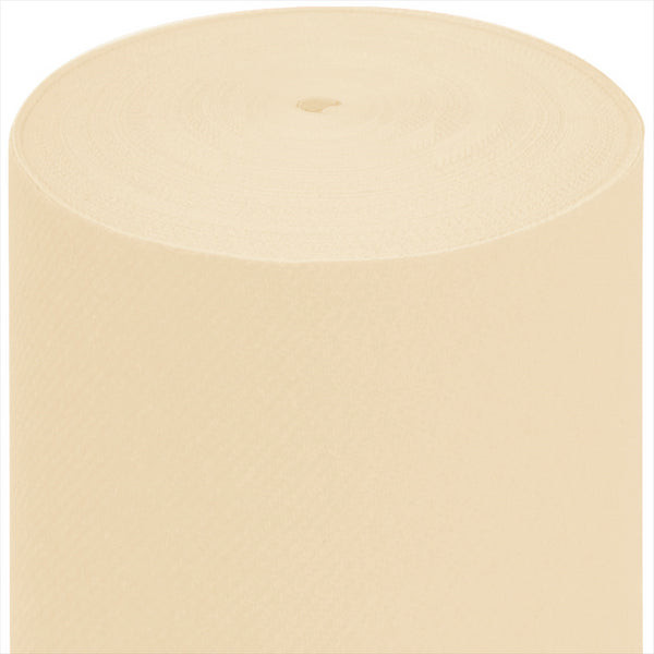 Nappe pré-découpée - 60 segments 55 g/m² 120x120 cm ivoire airlaid style tissu - vendu par 4 (PU 76€)