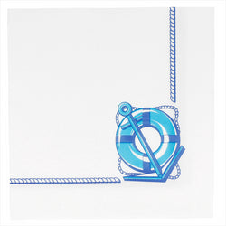 Serviettes ecolabel 'Ouate gaufrée (Double point) - cadaqués' 18 g/m² 40x40 cm blanc ouate - carton de 1200