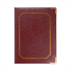 BOÎTE POUR ADDITION ET CHANGE 17x22,8x2 CM BORDEAUX CUIR - vendu par 1 unités (Prix unitaire = 9 euros)