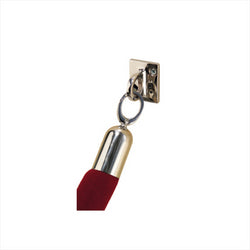 CROCHET MURAL POUR CORDON ARGENTE INOX - vendu par 1 unités (Prix unitaire = 7,9 euros)