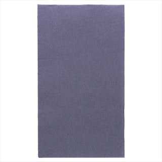 Serviettes ecolabel pliage 1/6 'double point' 18g/m² 33x40cm bleu marine ouate - vendu par 2000 (PU 0,038€)