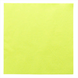 Serviettes ecolabel 2 plis 18g/m² 39x39cm VERT ouate - carton de 1600