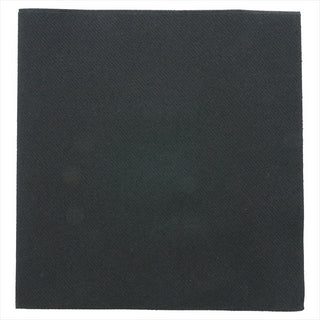 Serviettes 55g/m² 40x40cm noir airlaid style tissu - vendu par 700 (PU 0,154€)