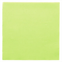 Serviettes ecolabel 'Ouate gaufrée (Double point)' 18g/m² 33x33cm VERT ouate - carton de 1200