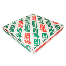 BOÎTES PIZZA MICROCANNELURE 348 G/M2 32x32x4 CM BLANC CARTON - vendu par 100 unités (Prix unitaire = 0,37 euros)
