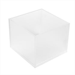 PORTE PAILLES 12,5x12,5x10 CM TRANSPARENT METACRYLATE - vendu par 12 unités (Prix unitaire = 8 euros)