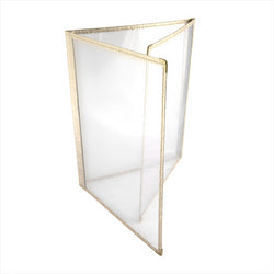 MENU "AMÉRICAIN" DIN-A4 3 CORPLASTIQUE PS OR PVC - vendu par 1 unités (Prix unitaire = 6 euros)